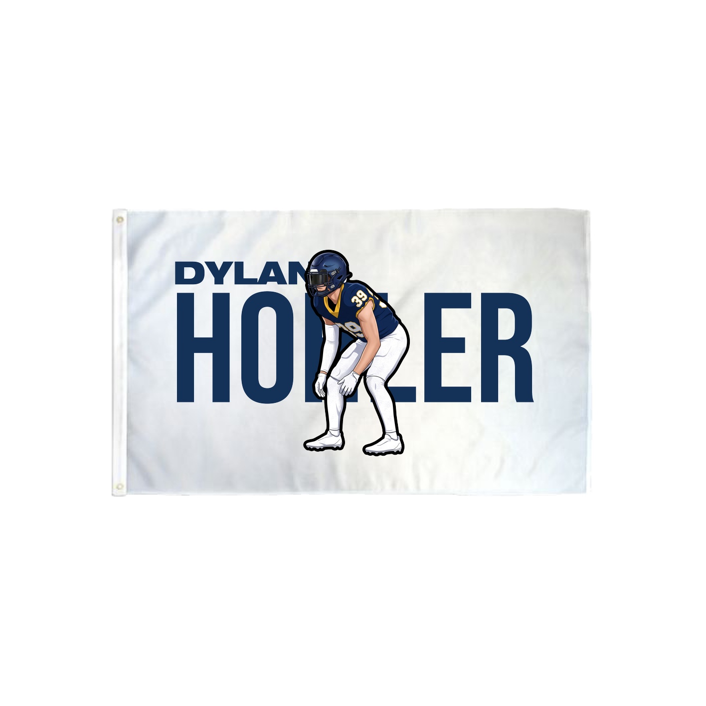 3x5 Flag — Player Name in Classic