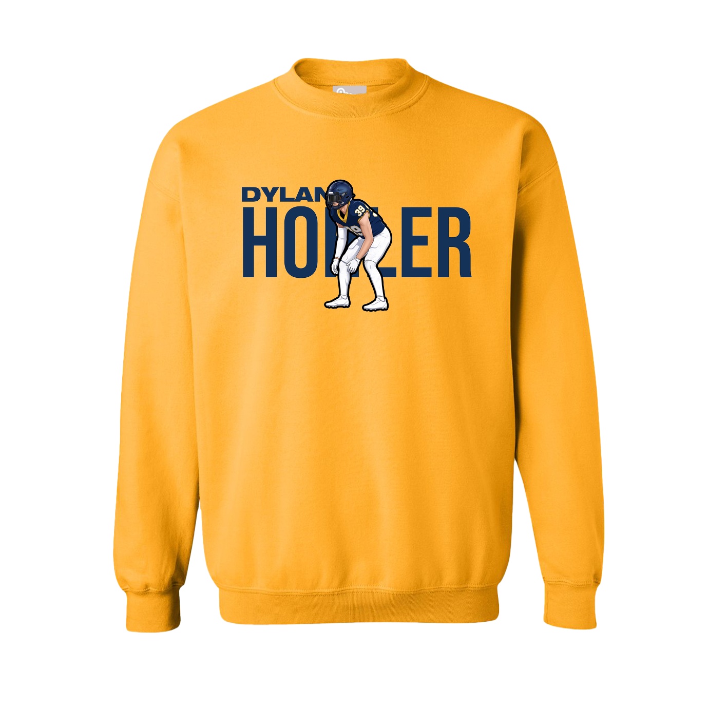 Fleece Crew — Player Name in Gold