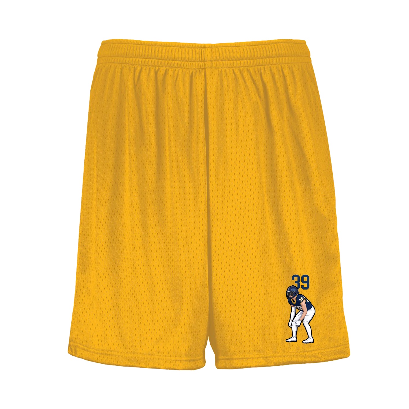 Shorts — Number Top in Gold