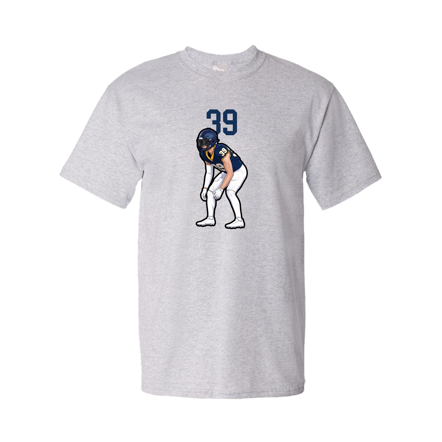 Tee — Number Top in Grey