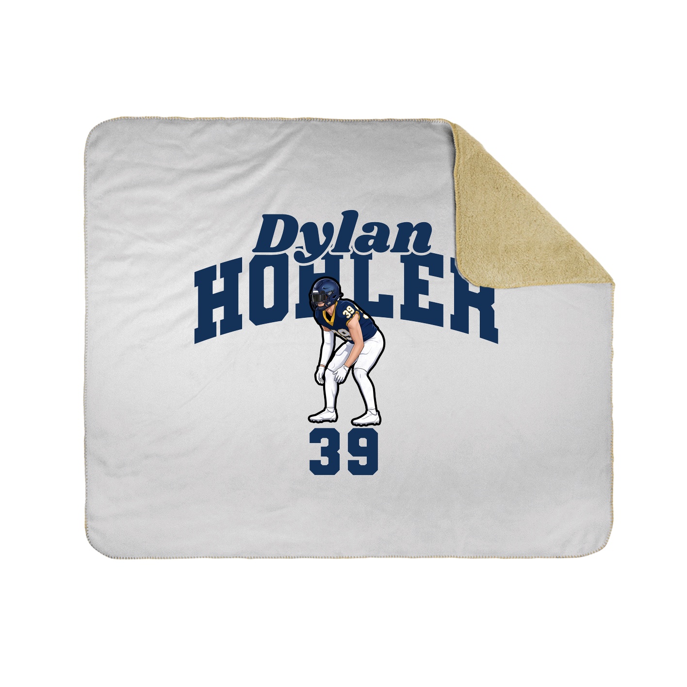 Throw Blanket — Signature Arch in White