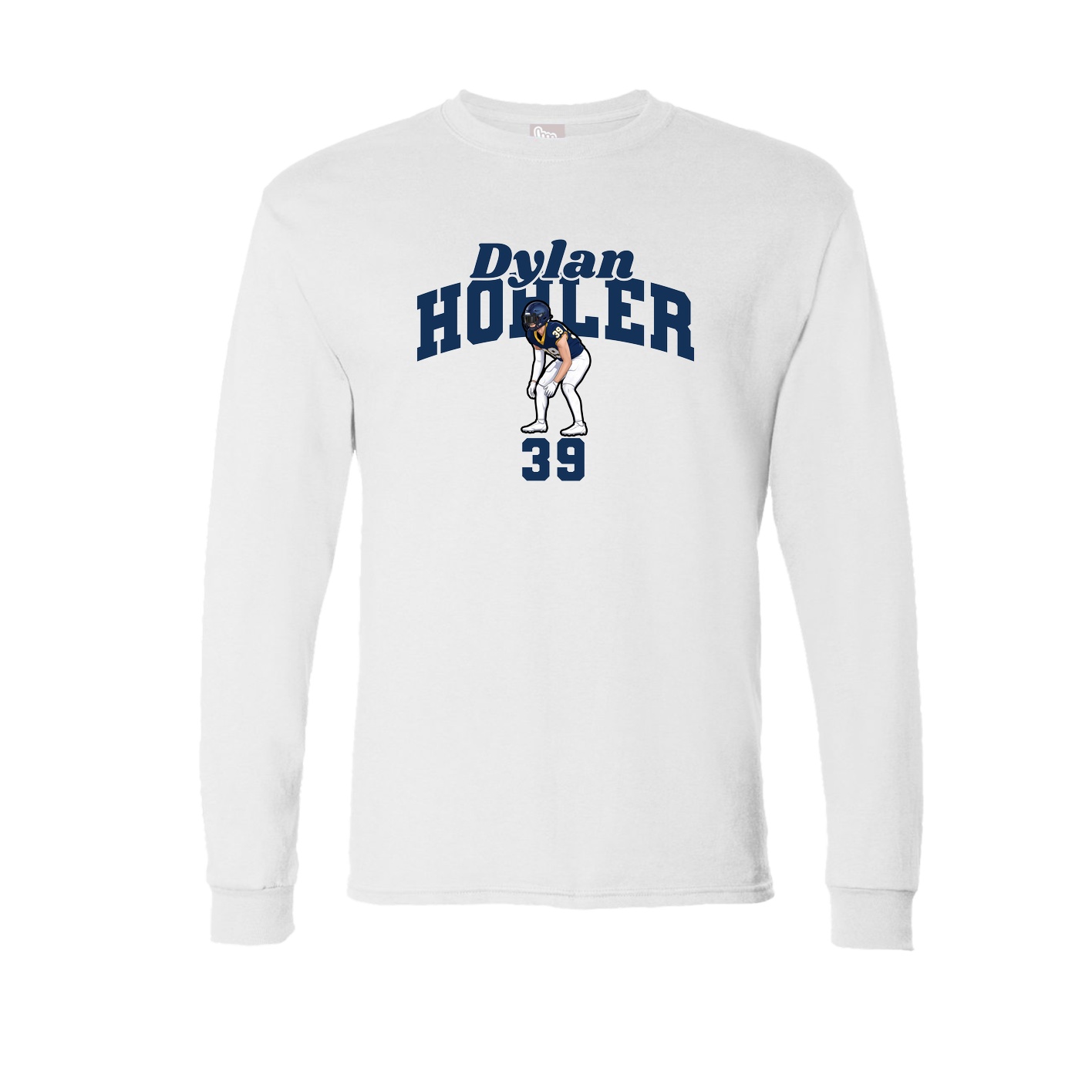 Long Sleeve Tee — Signature Arch in White
