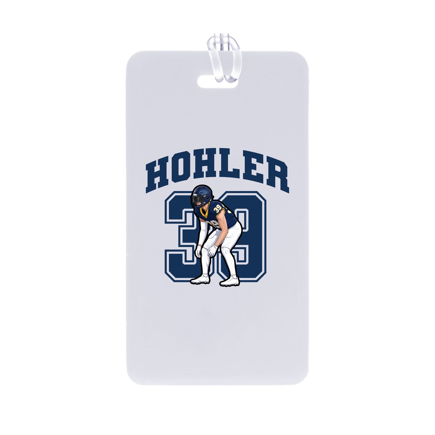 Bag Tag — Number in Classic