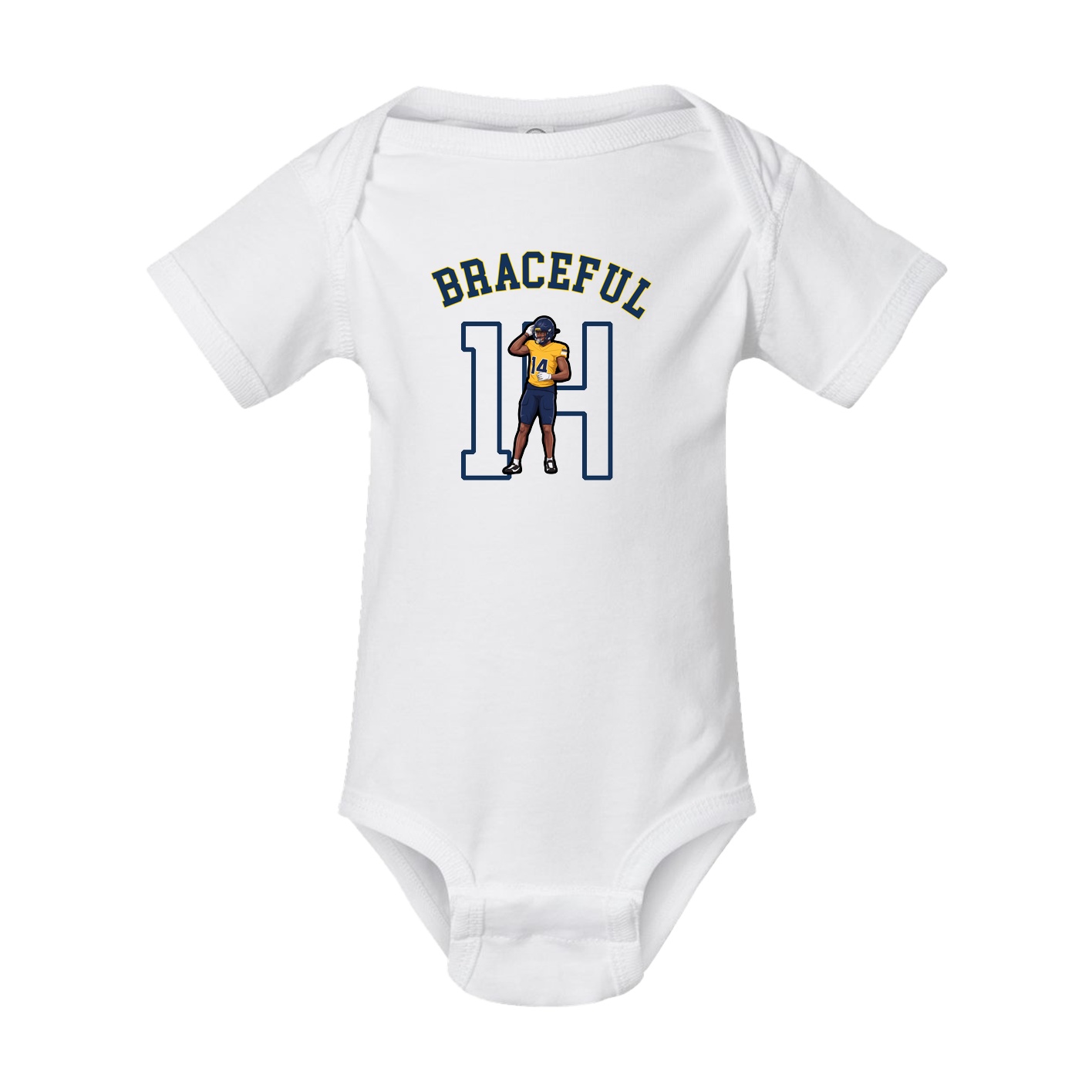 Baby Onesie — Shirsey Arch in White