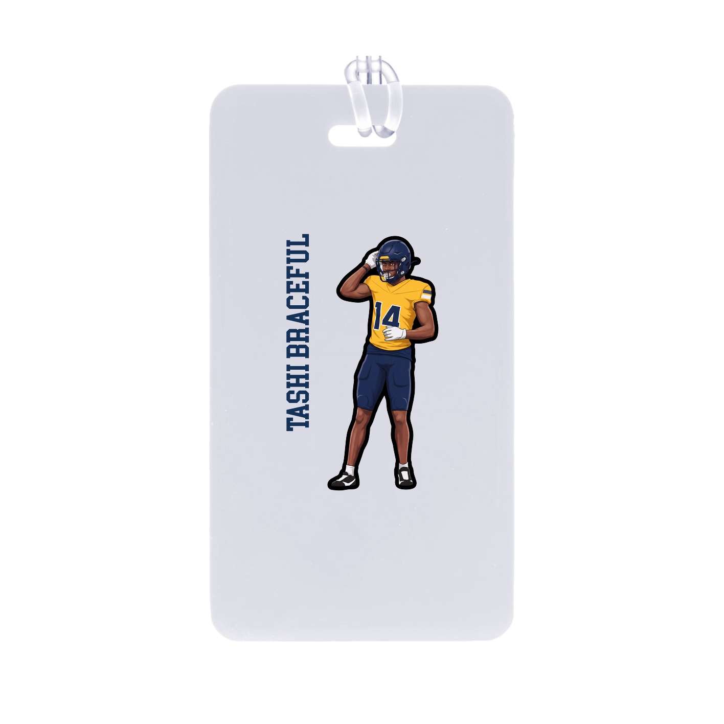 Bag Tag — Name Vertical in Classic