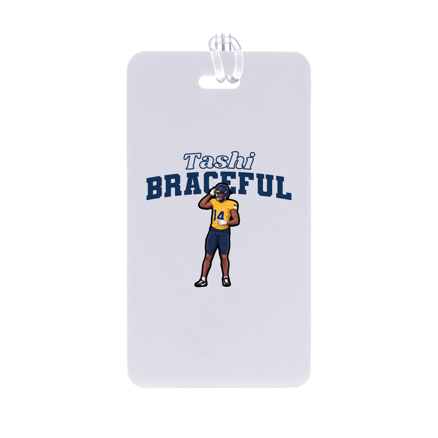 Bag Tag — Name Arch in Classic