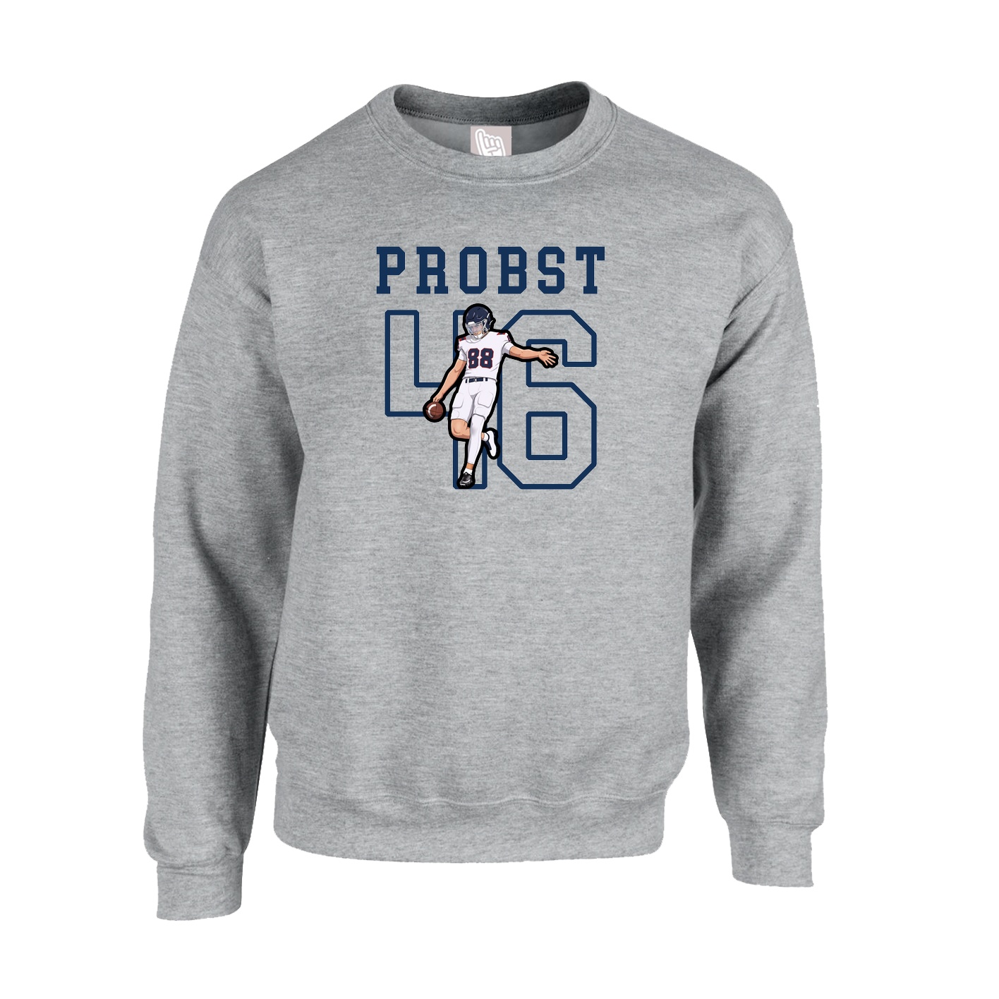 Fleece Crew — Shirsey in Grey