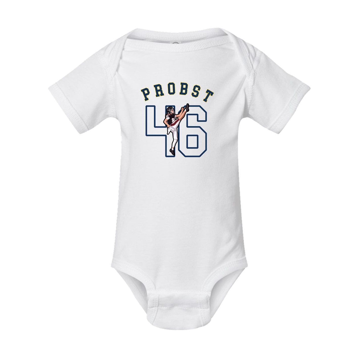 Baby Onesie — Shirsey Arch in White