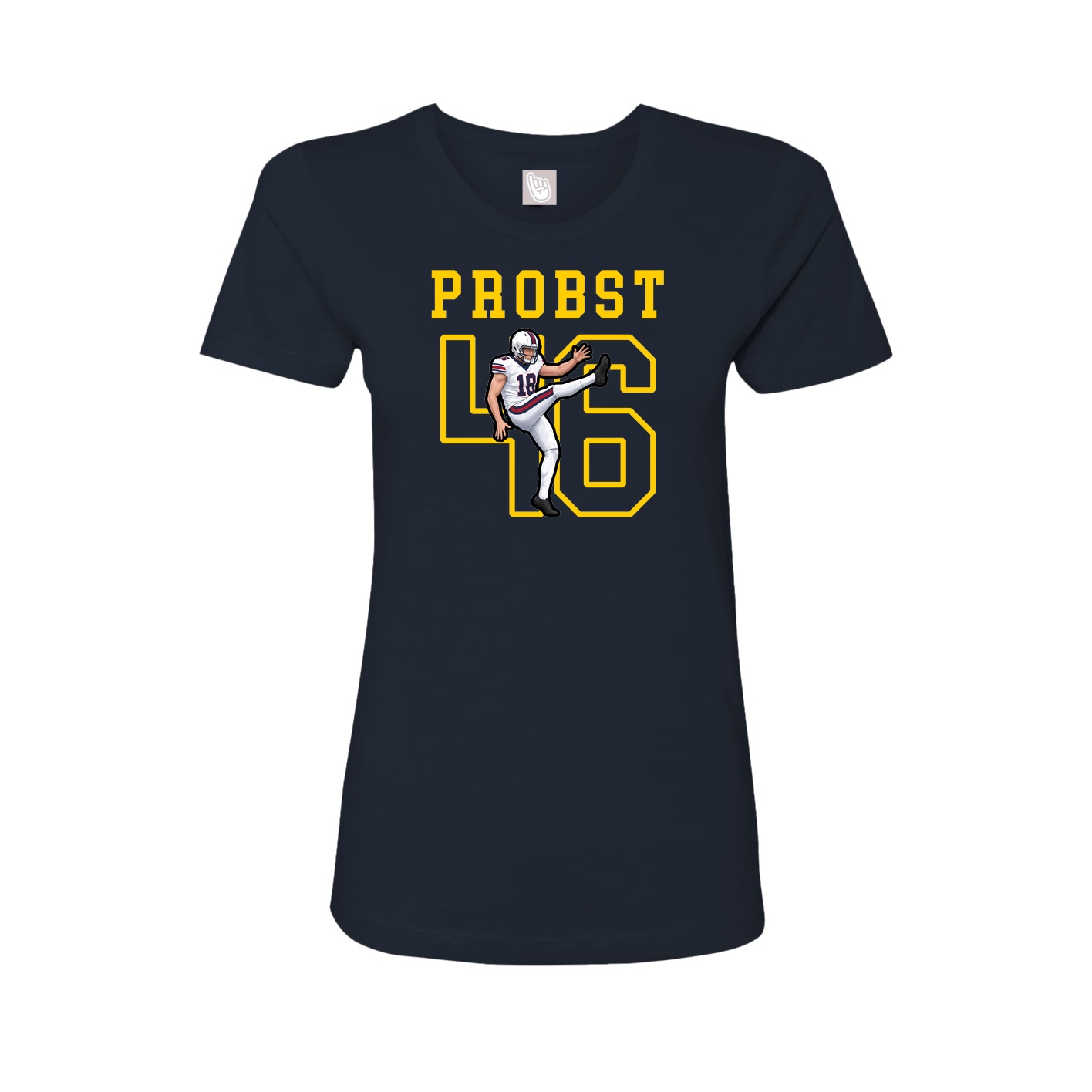 Fitted Women's Tee — Shirsey in Navy