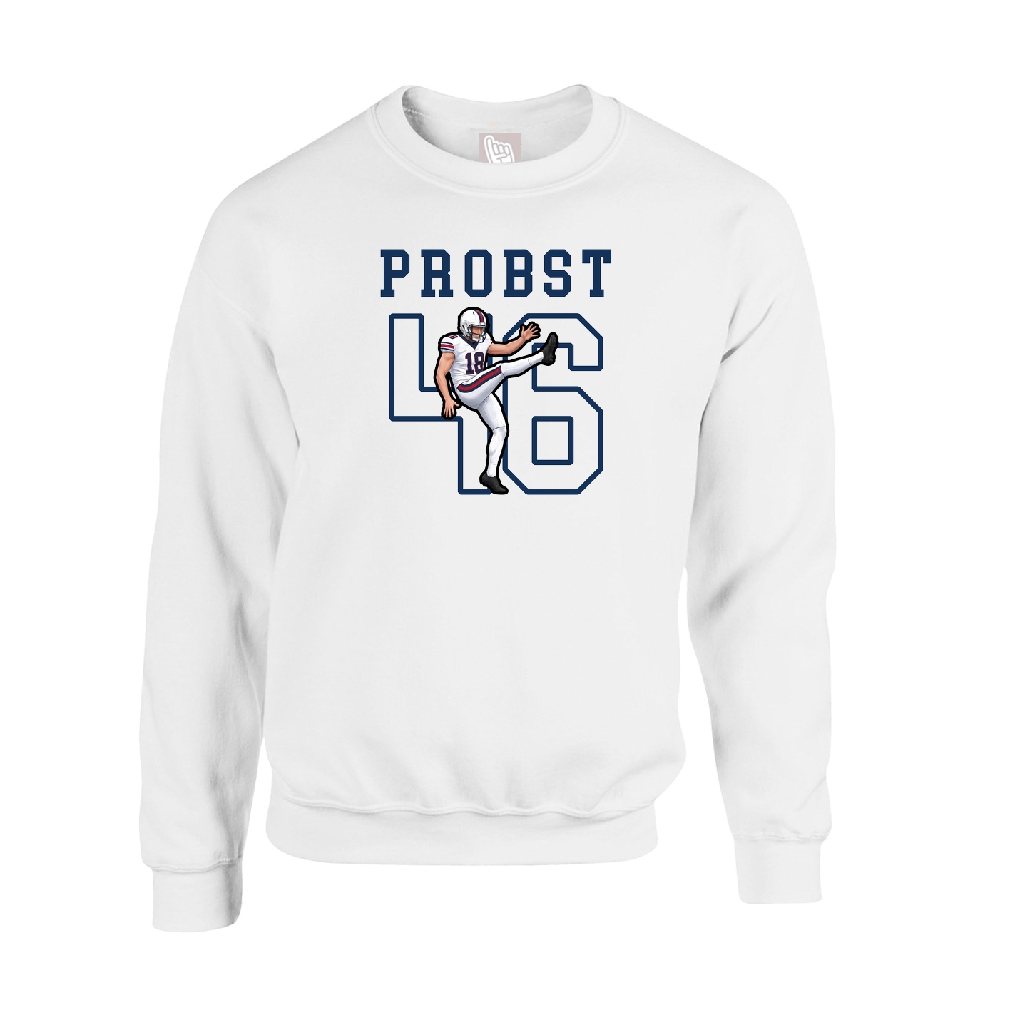 Fleece Crew — Shirsey in White