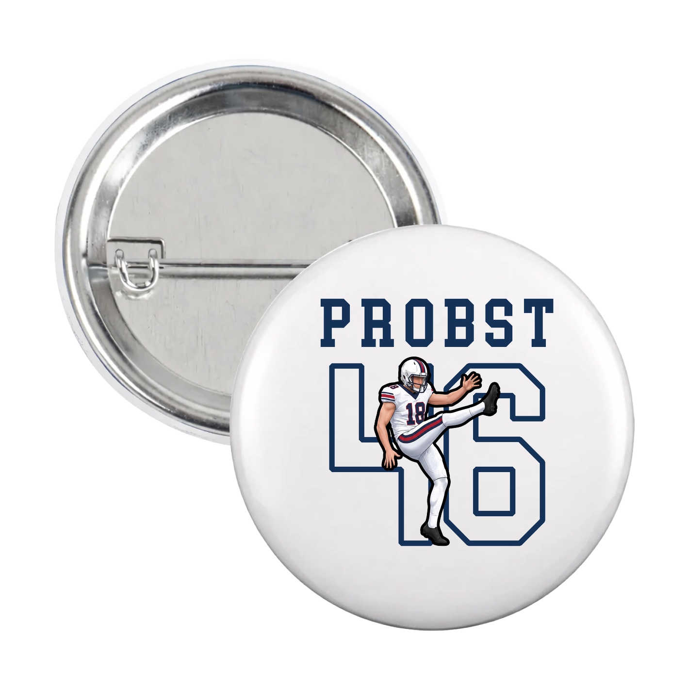 Game Day Button — Shirsey in White