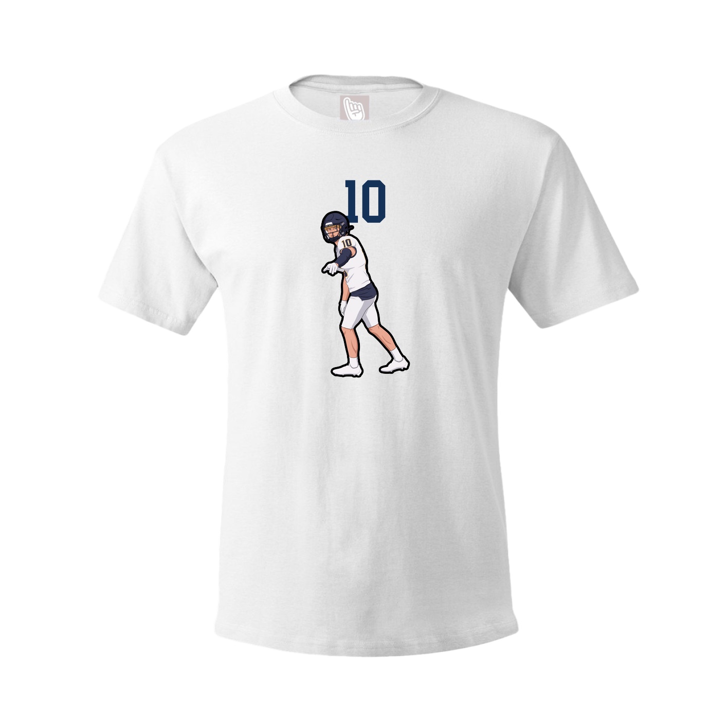 Tee — Number Top in White