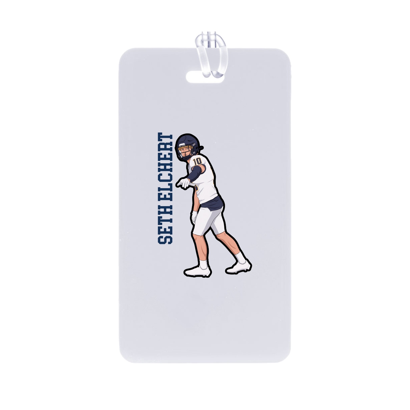 Bag Tag — Name Vertical in Classic