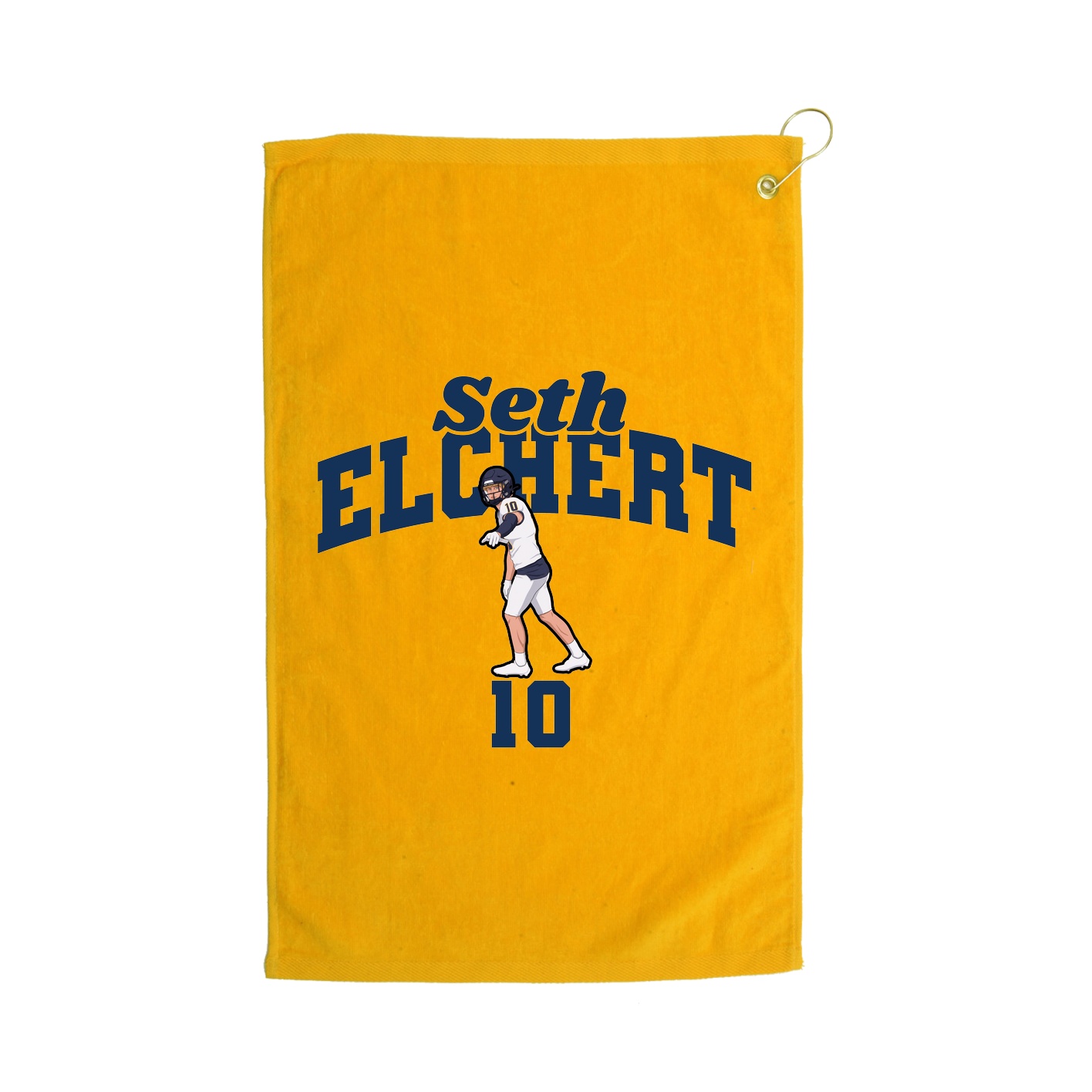 Golf Towel — Signature Arch in Gold