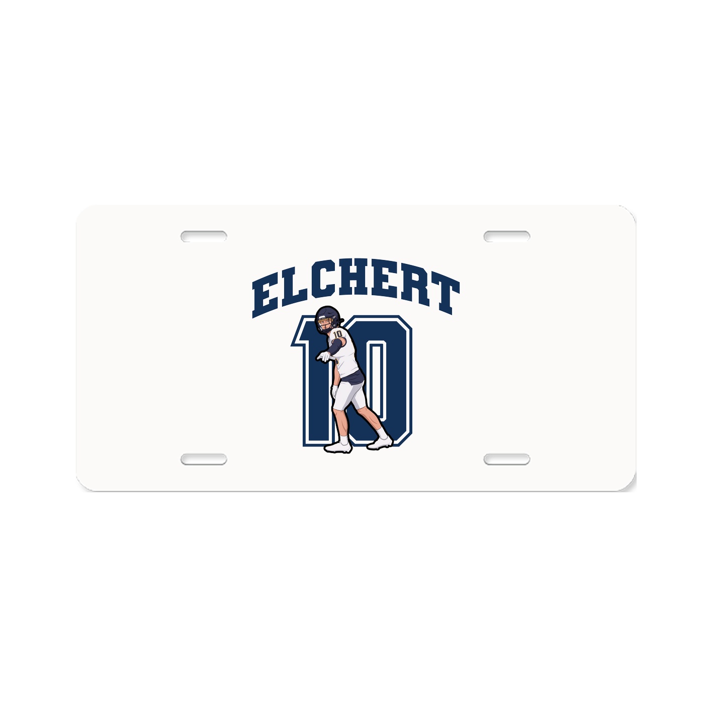 License Plate — Number in Classic