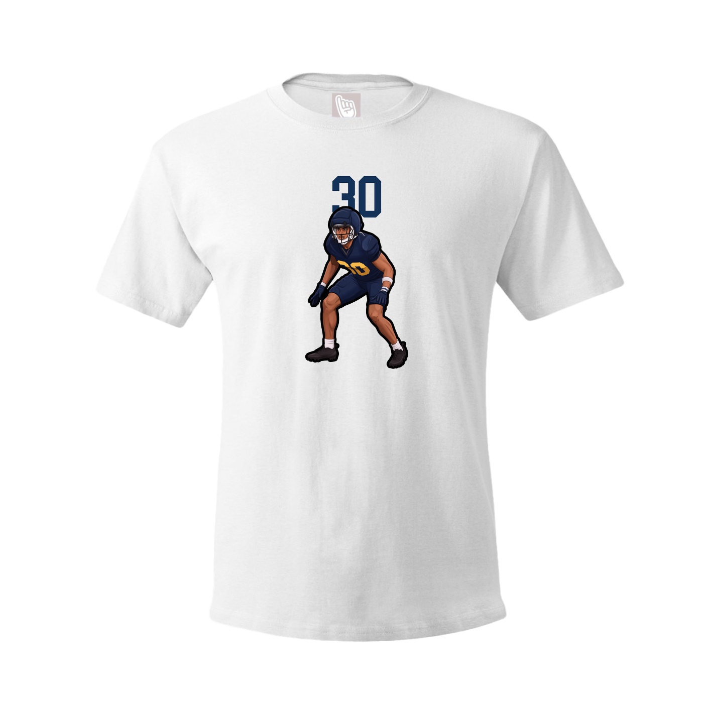 Tee — Number Top in White