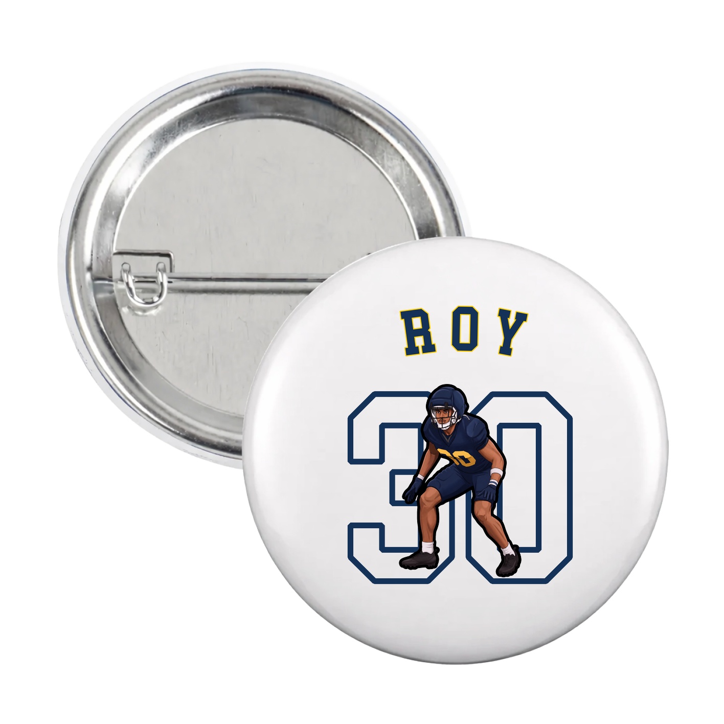 Game Day Button — Shirsey Arch in White