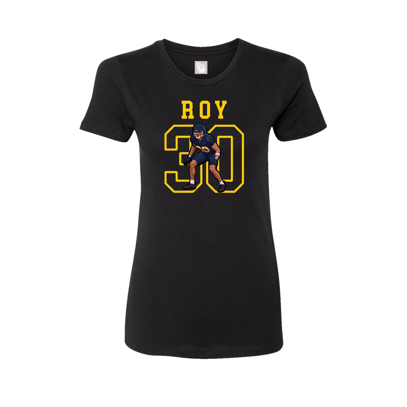 Fitted Women's Tee — Shirsey in Black