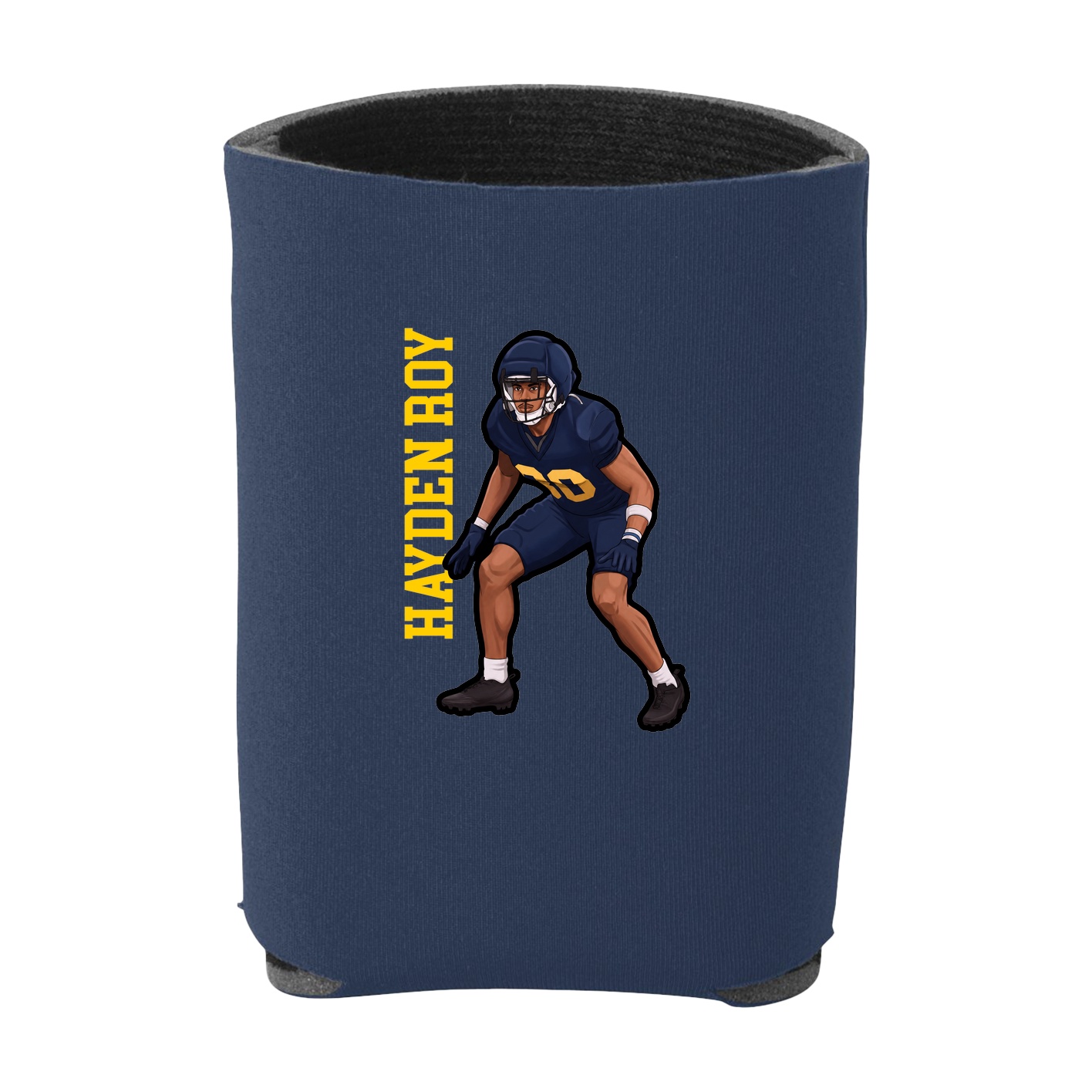 Can Holder — Name Vertical in Navy