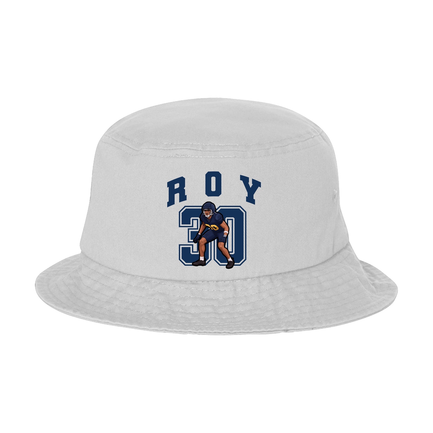 Bucket Cap — Number in White