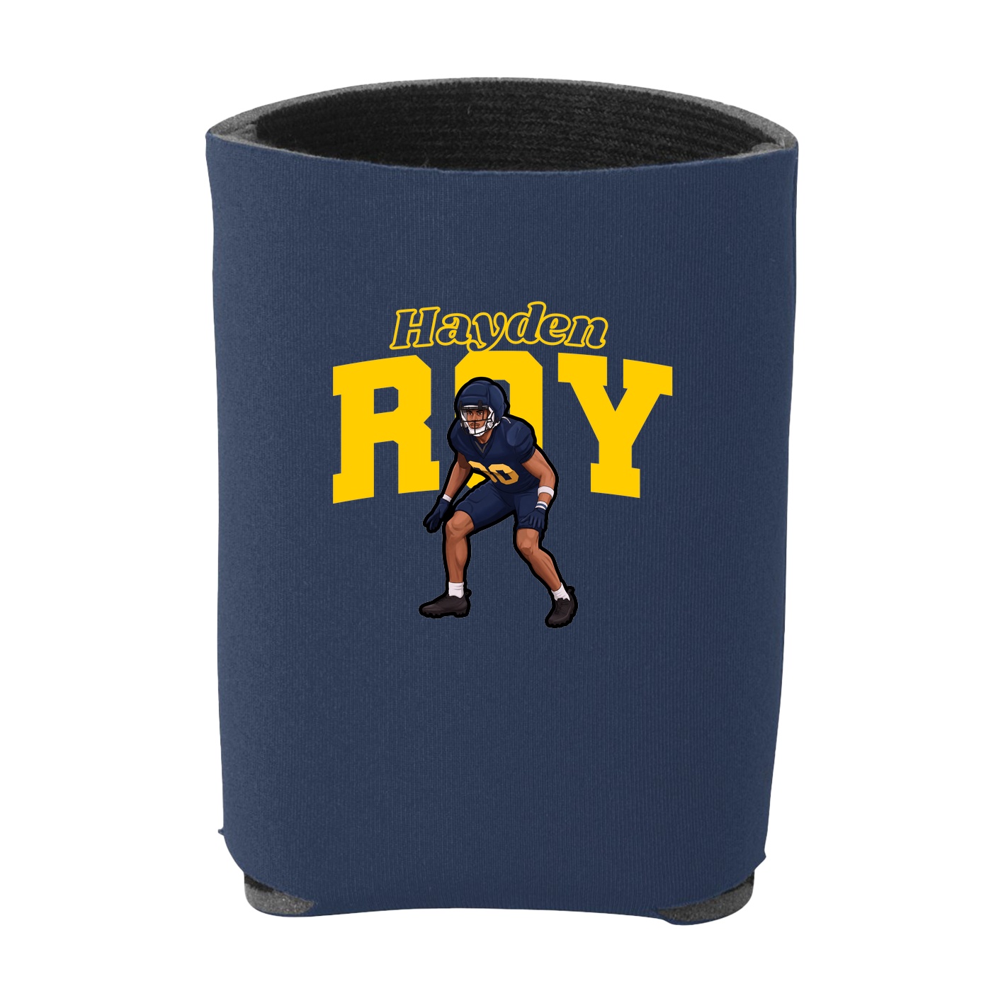 Can Holder — Name Arch in Navy