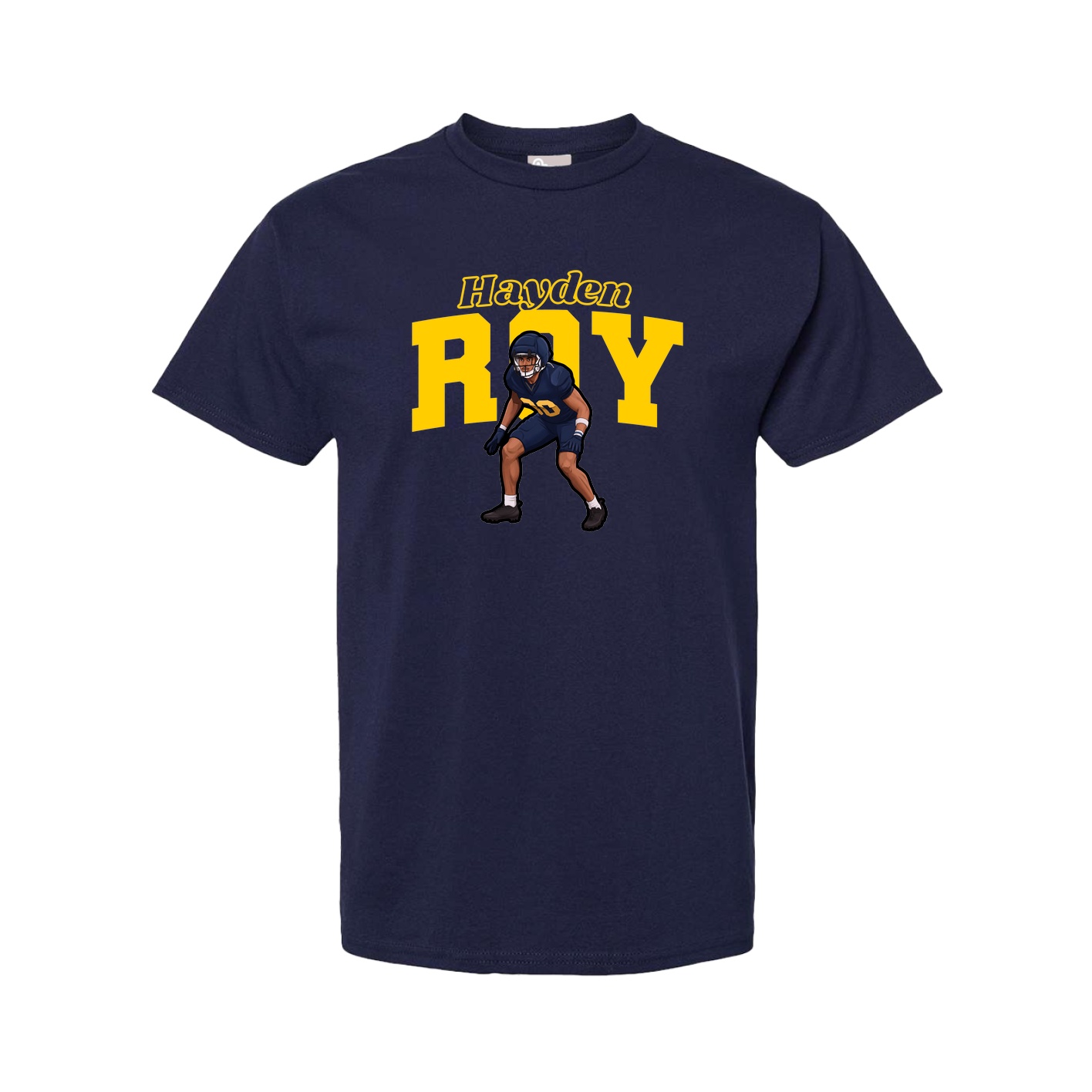 Youth Tee — Name Arch in Navy