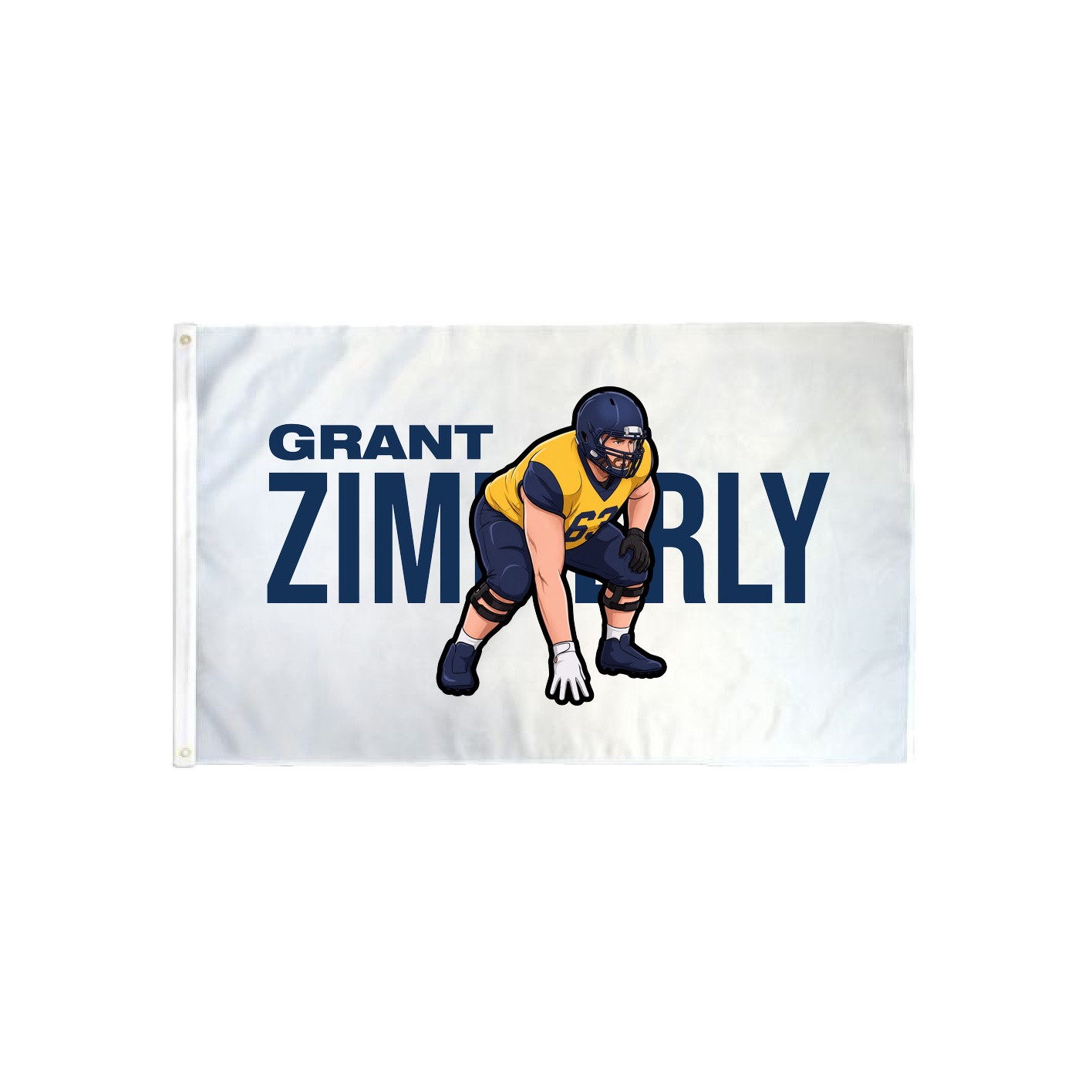 3x5 Flag — Player Name in Classic