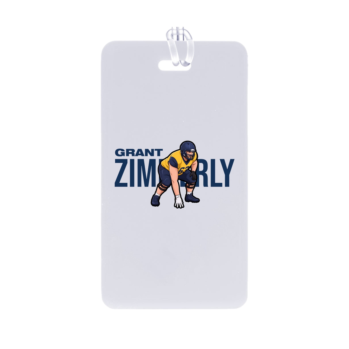 Bag Tag — Player Name in Classic