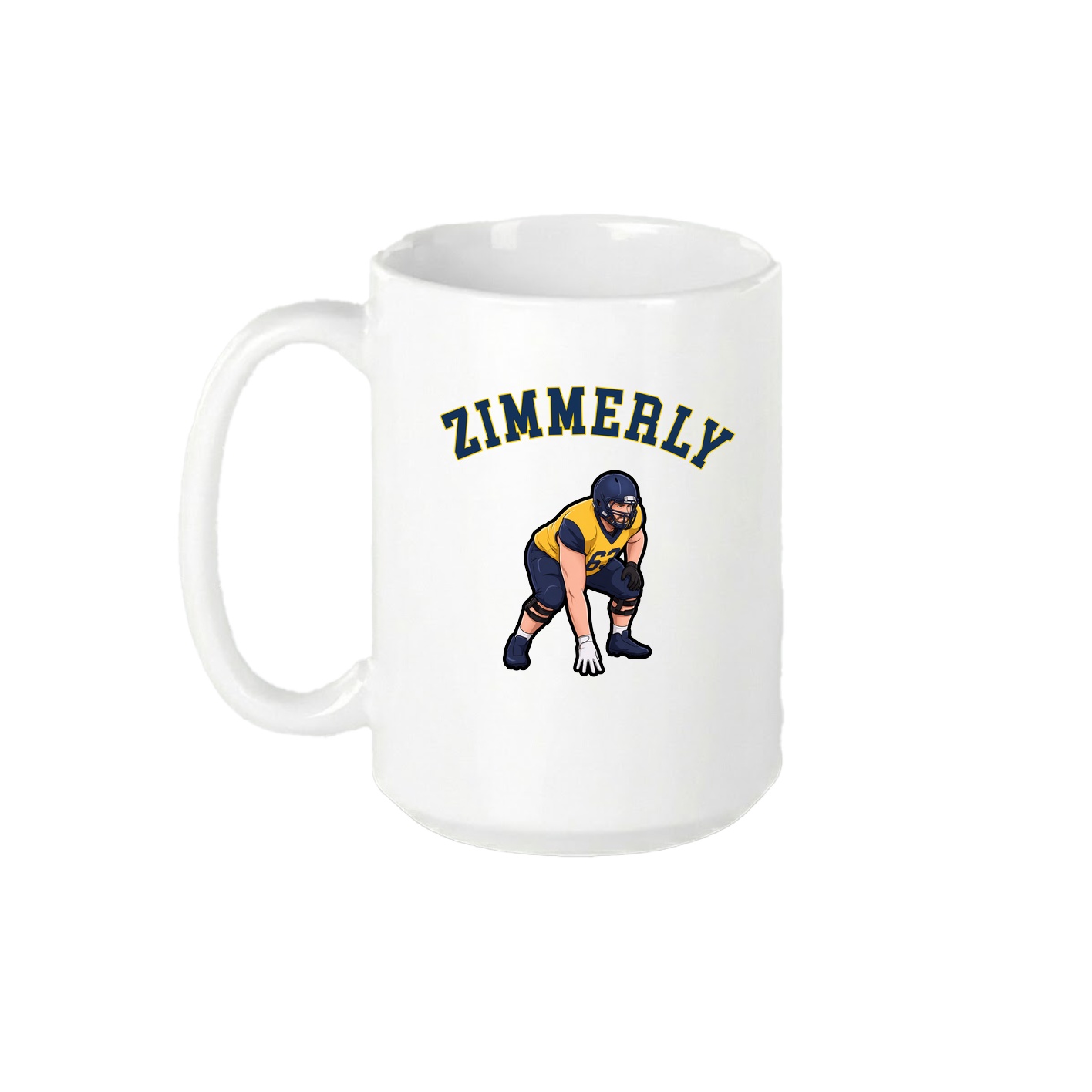 15oz Coffee Mug — Shirsey Arch in White