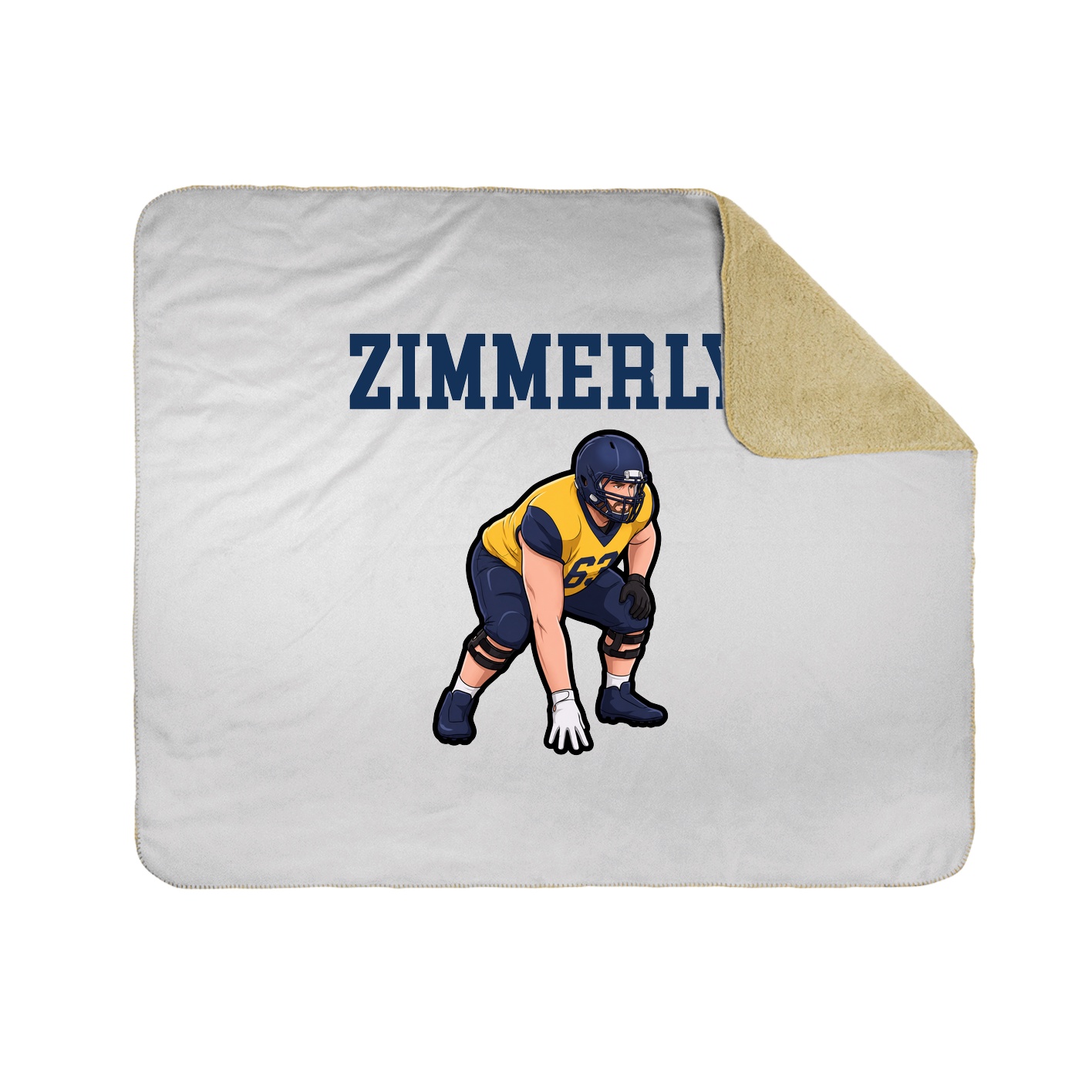Throw Blanket — Shirsey in White
