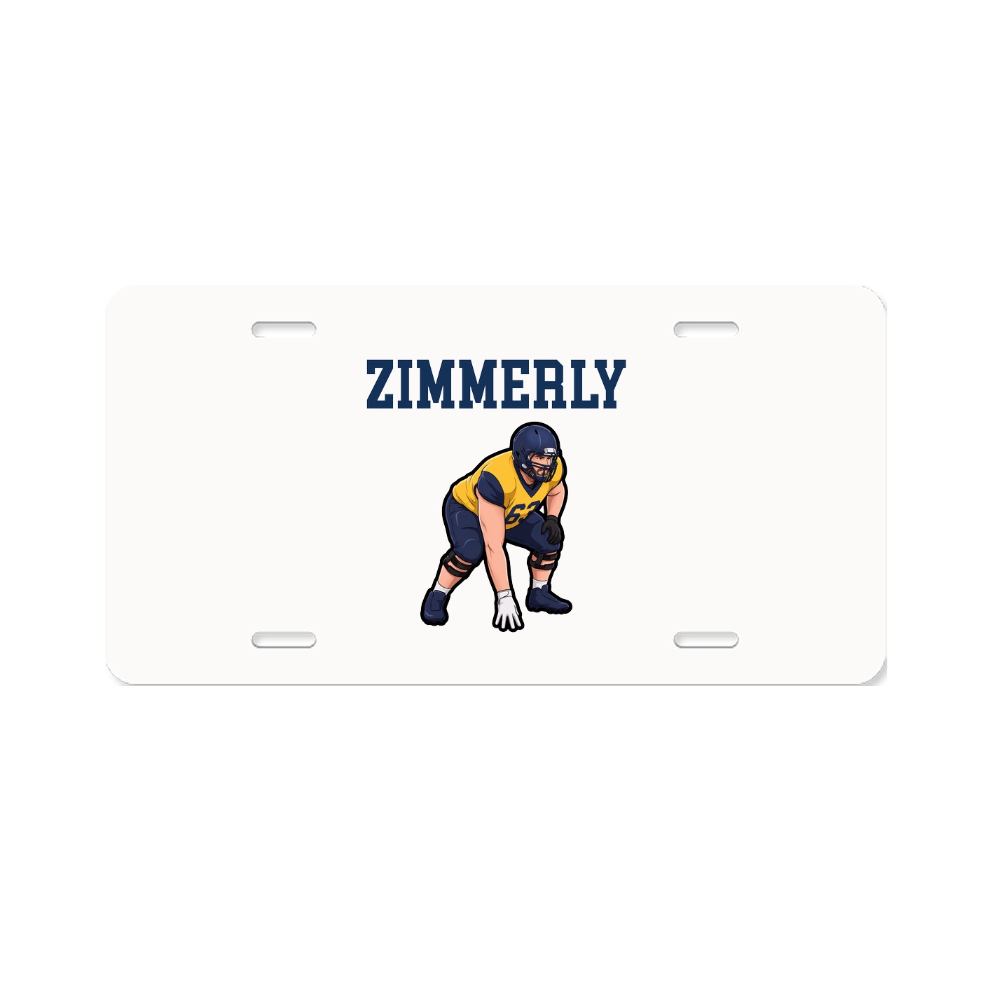 License Plate — Shirsey in Classic