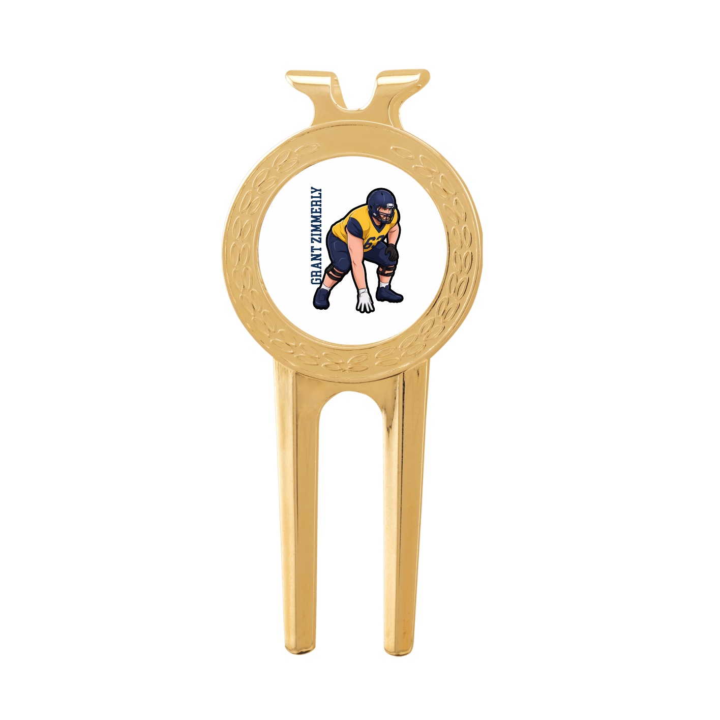 Divot Tool with Ball Marker — Name Vertical in Classic