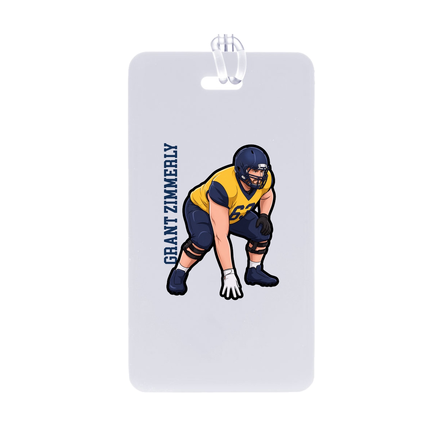 Bag Tag — Name Vertical in Classic