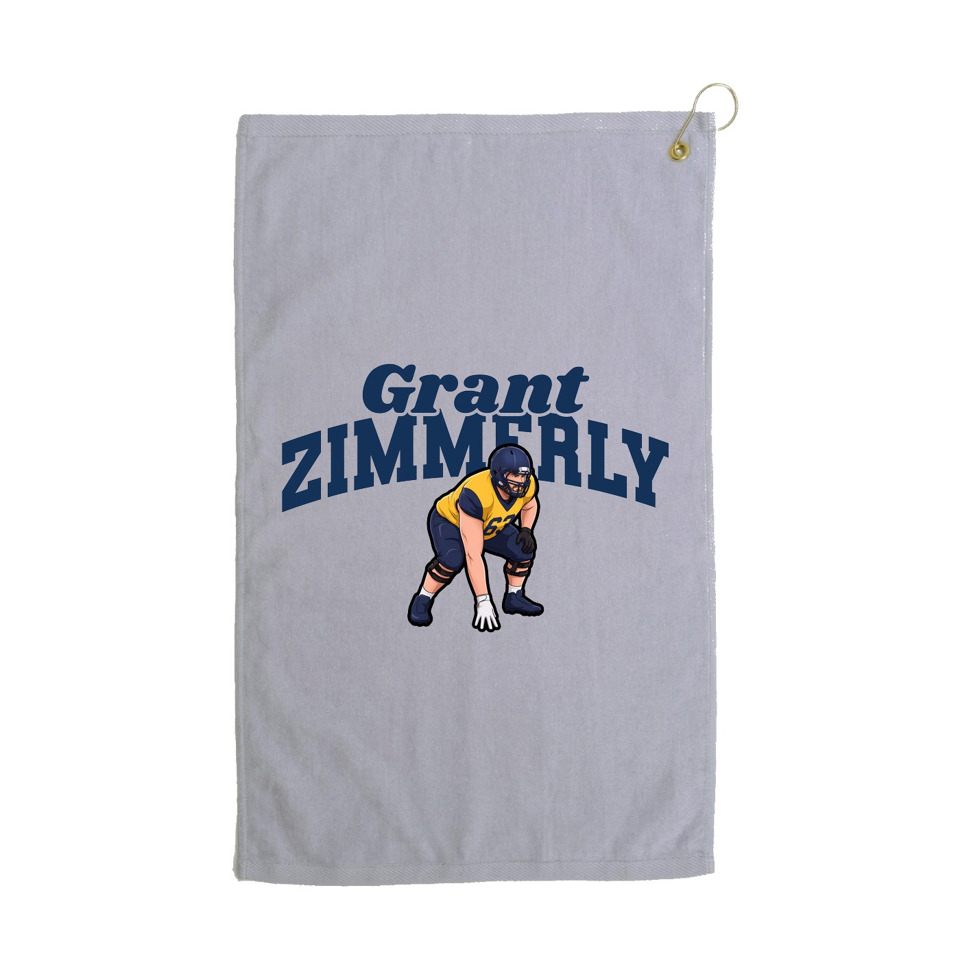 Golf Towel — Signature Arch in Grey