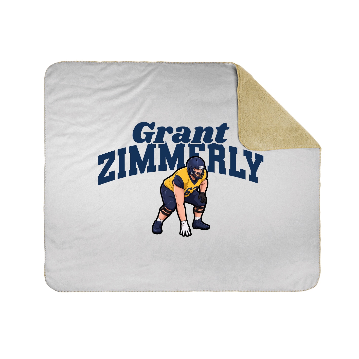 Throw Blanket — Signature Arch in White