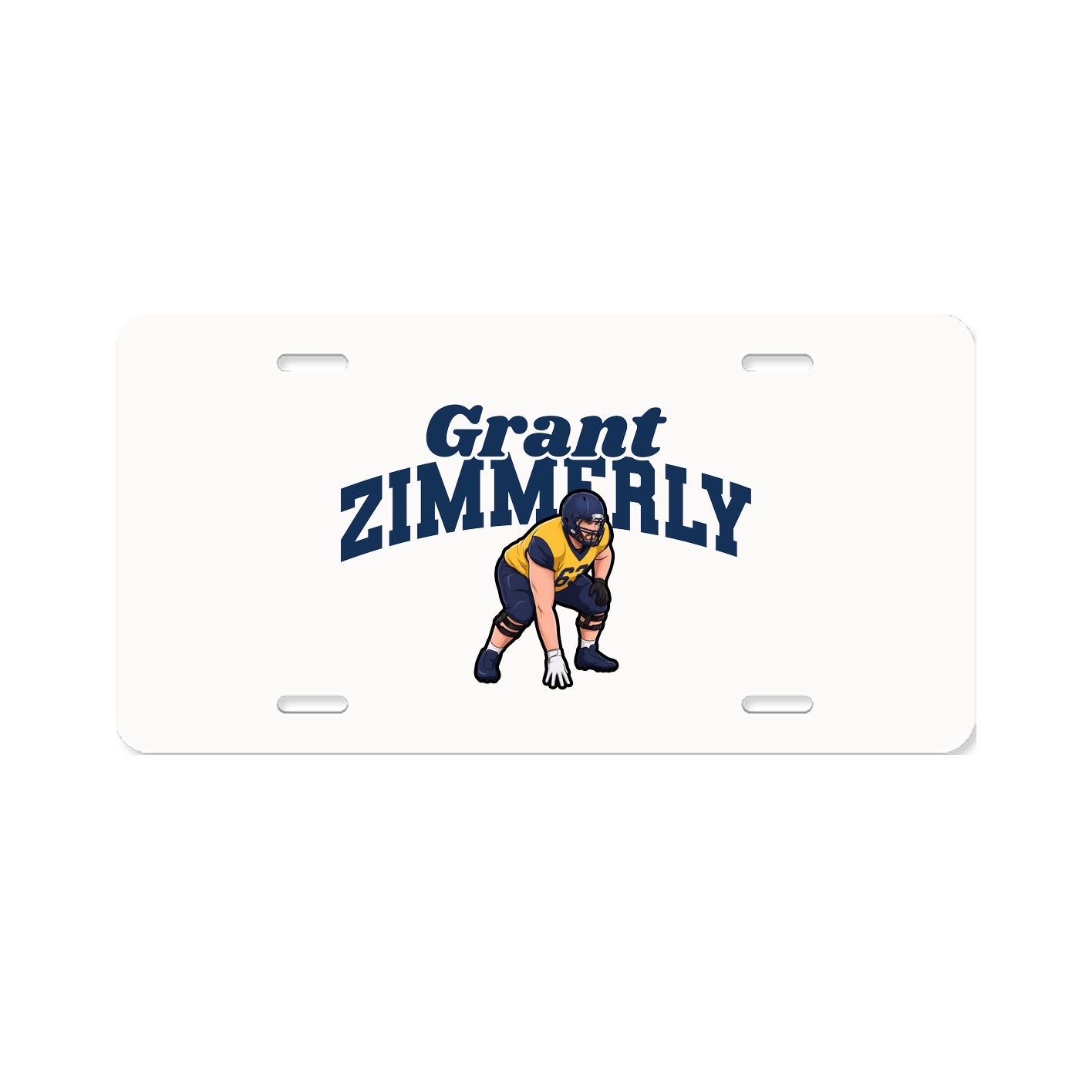 License Plate — Signature Arch in Classic