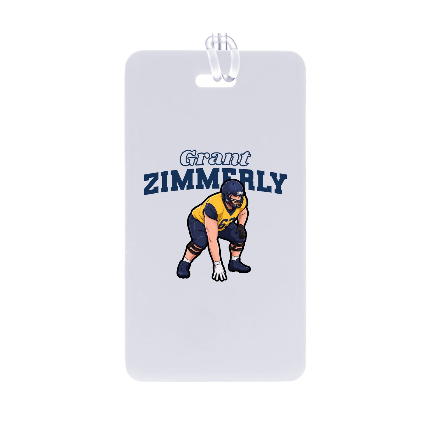 Bag Tag — Name Arch in Classic