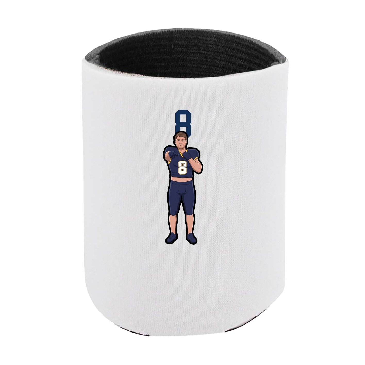 Can Holder — Number Top in White