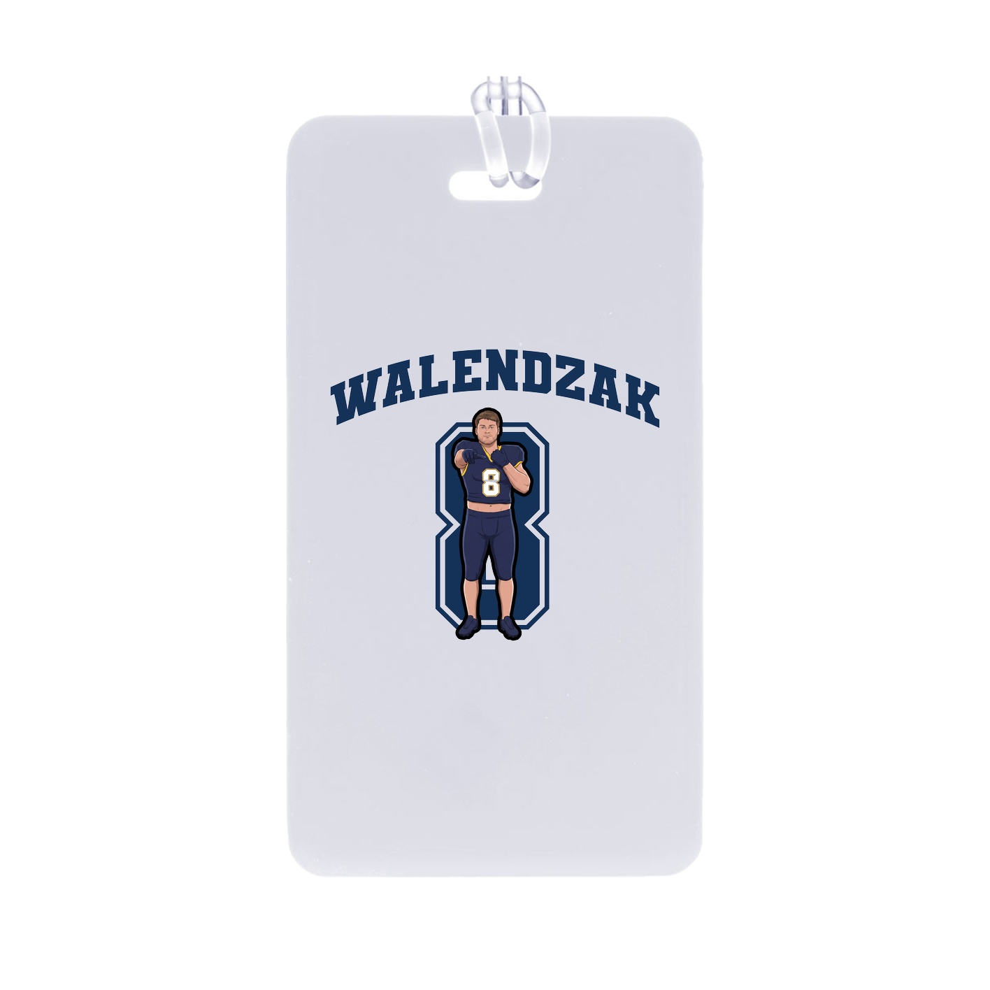 Bag Tag — Number in Classic