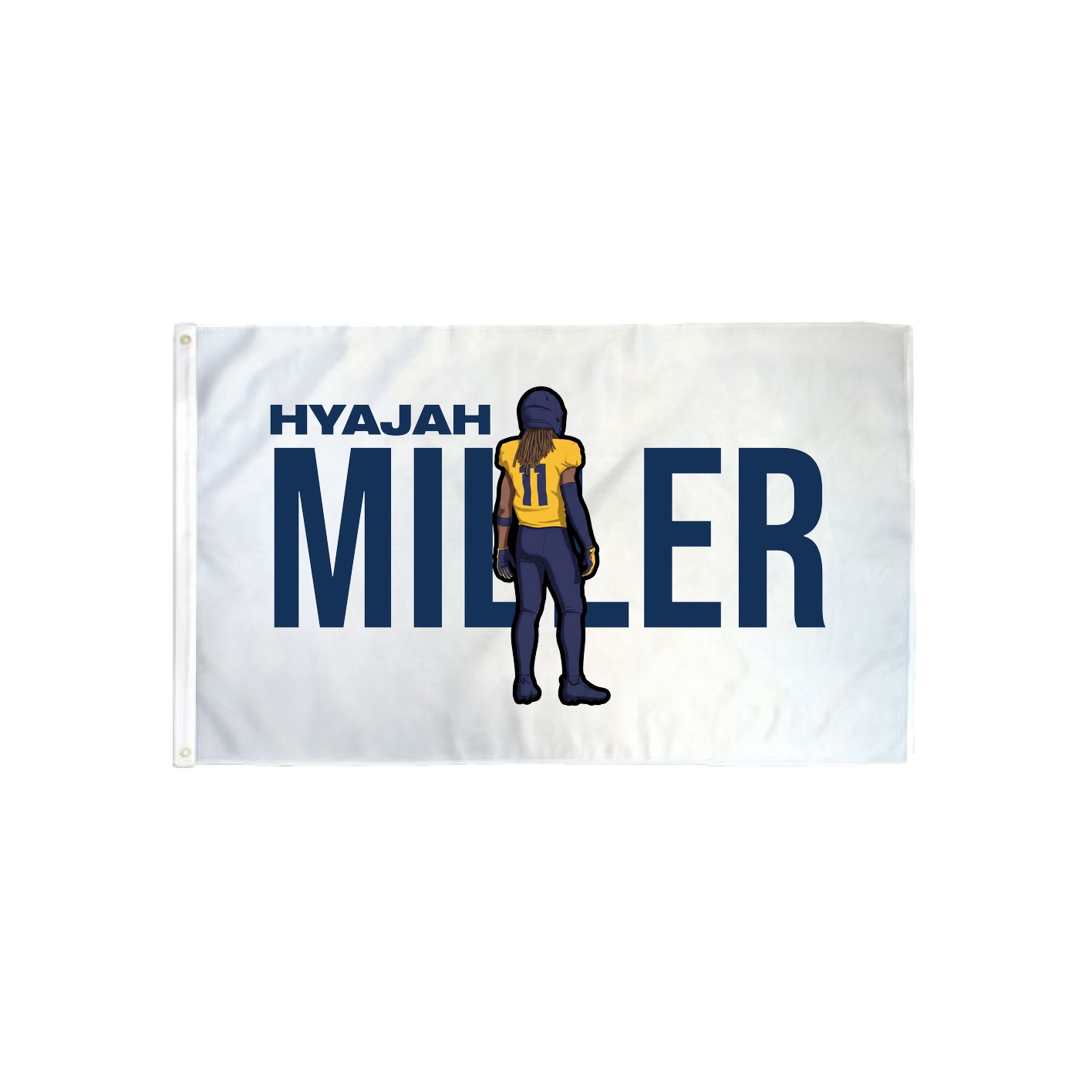 3x5 Flag — Player Name in Classic