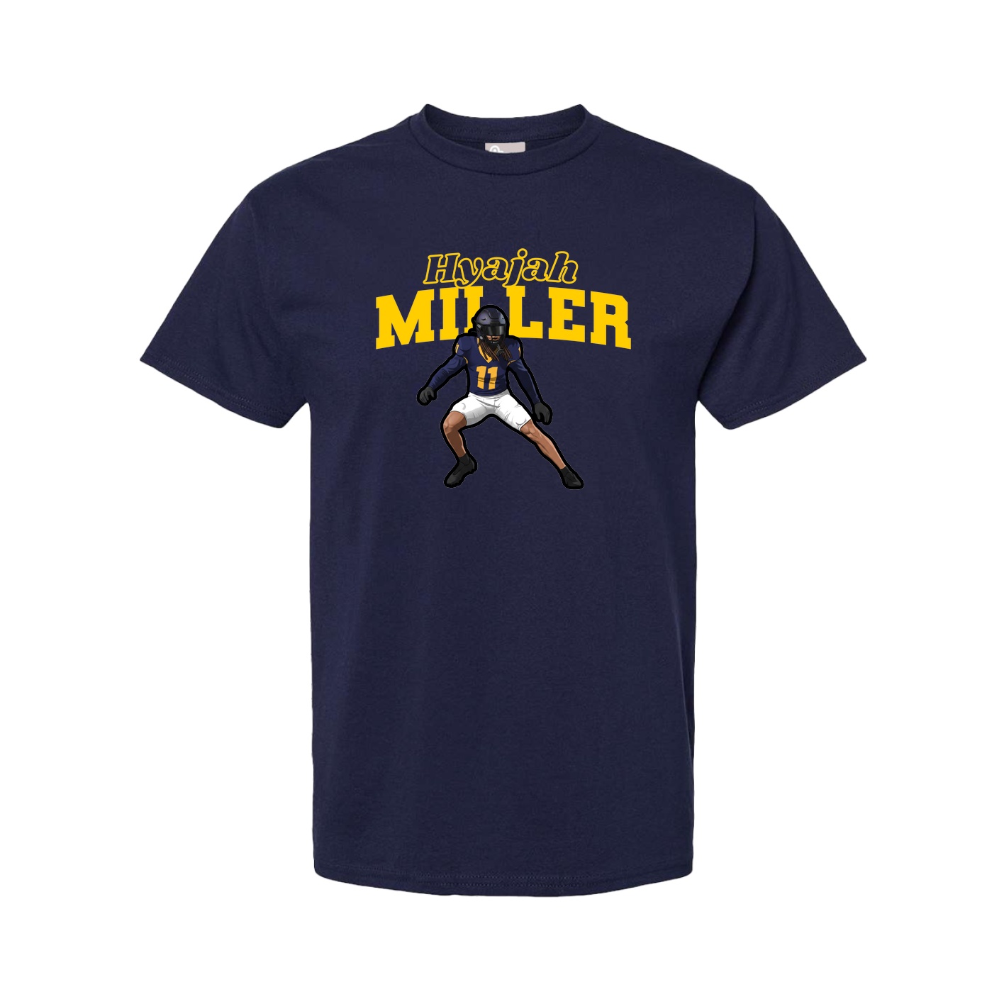 Tee — Name Arch in Navy