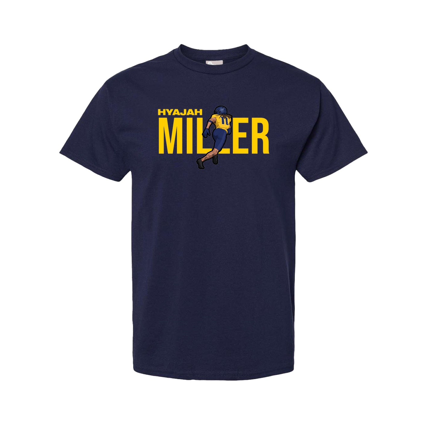 Youth Tee — Player Name in Navy