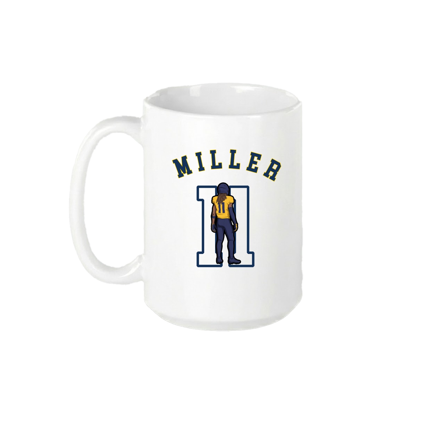 15oz Coffee Mug — Shirsey Arch in White