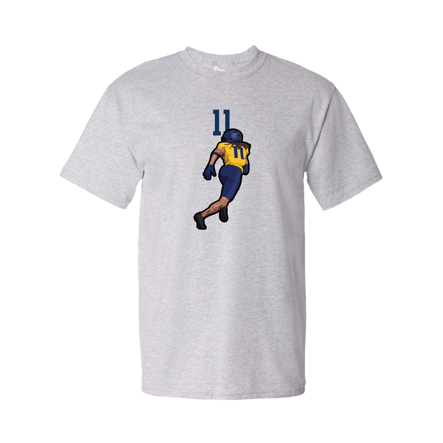 Tee — Number Top in Grey