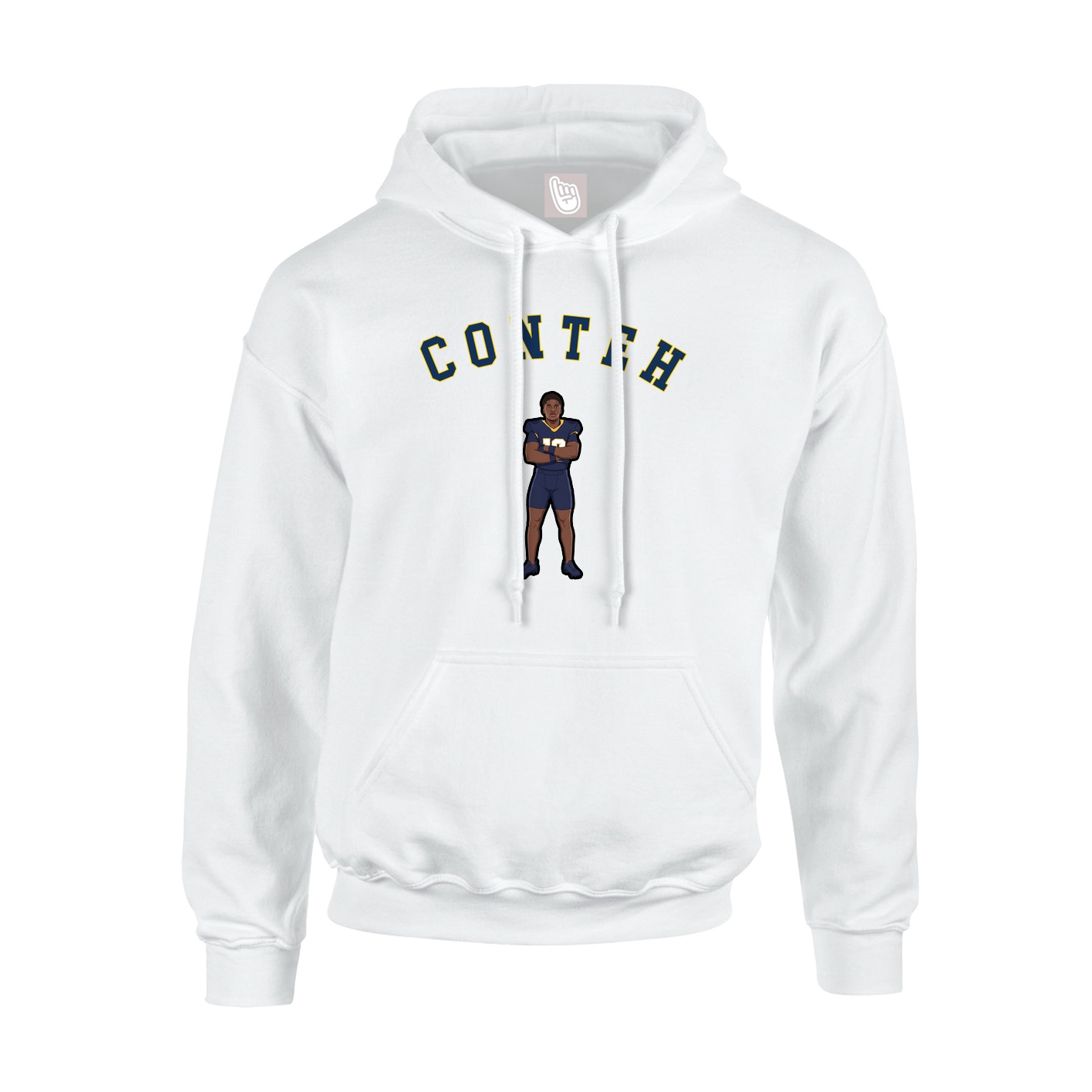 Youth Hoodie — Shirsey Arch in White