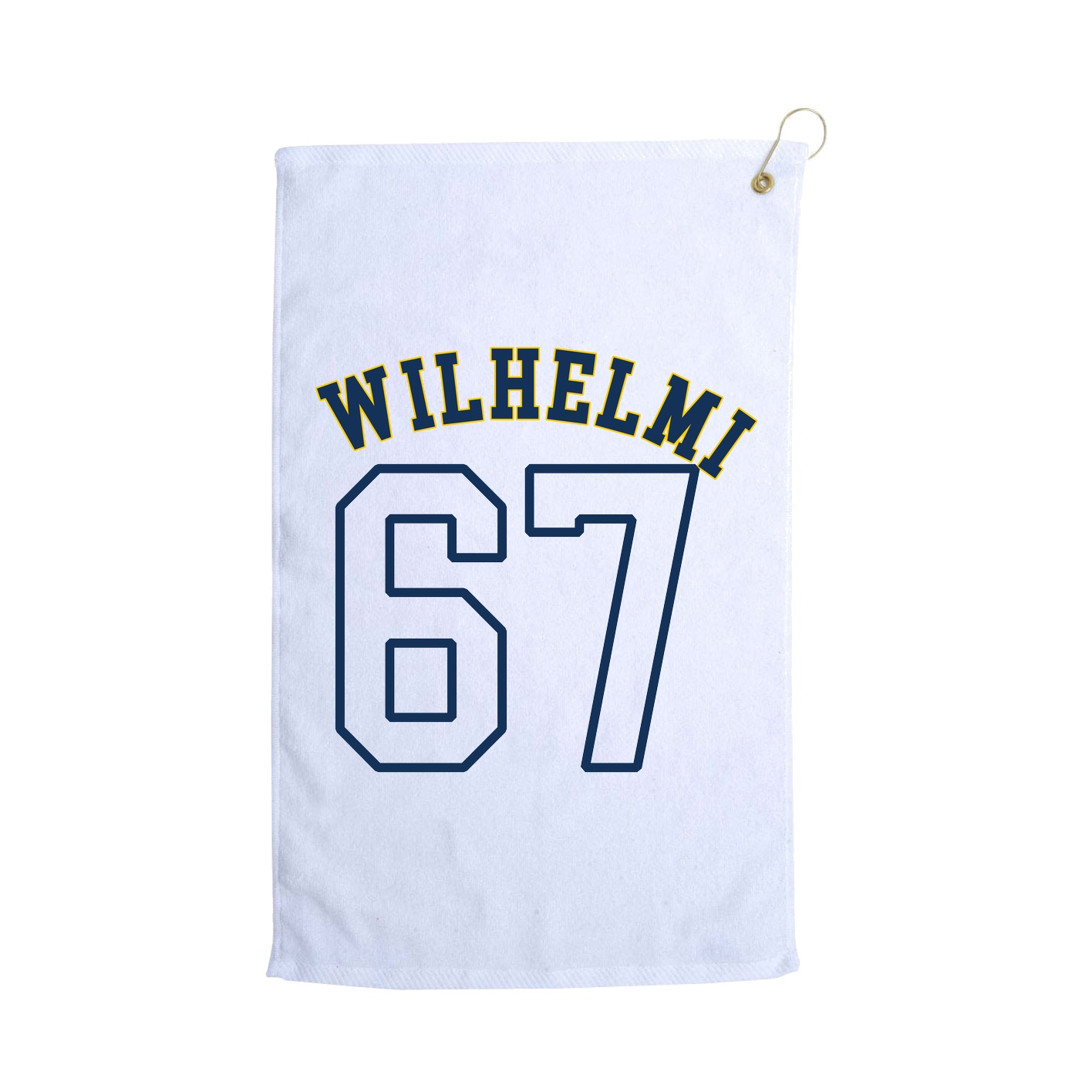 Golf Towel — Shirsey Arch in White