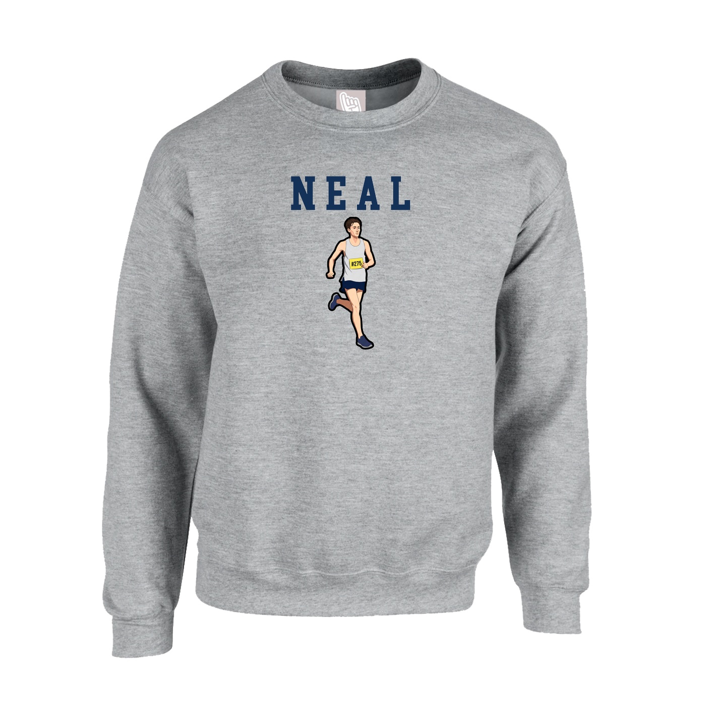 Fleece Crew — Shirsey in Grey