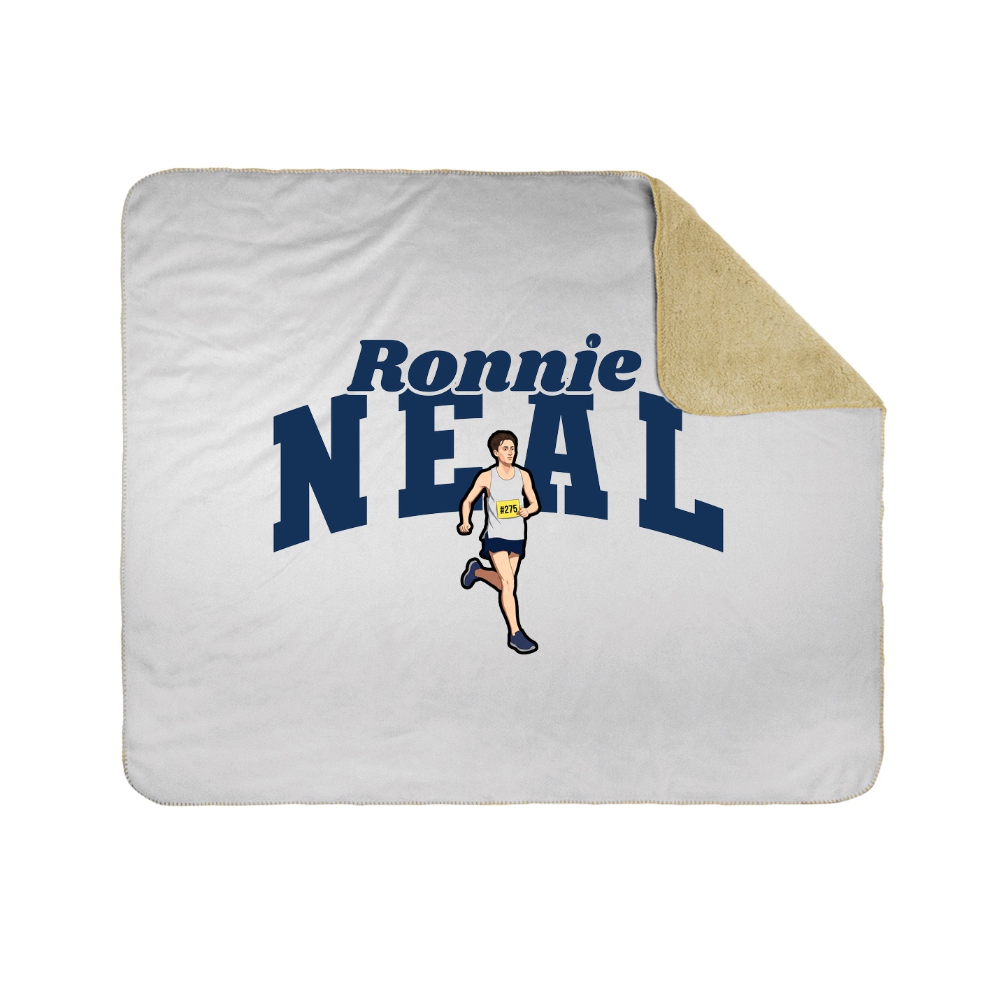 Throw Blanket — Signature Arch in White