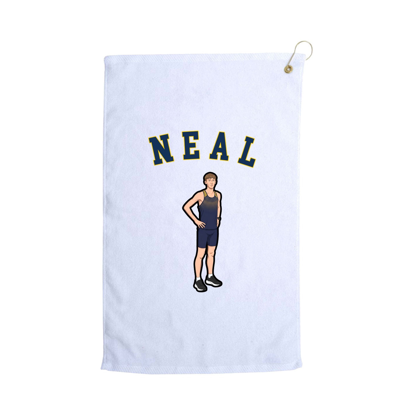 Golf Towel — Shirsey Arch in White