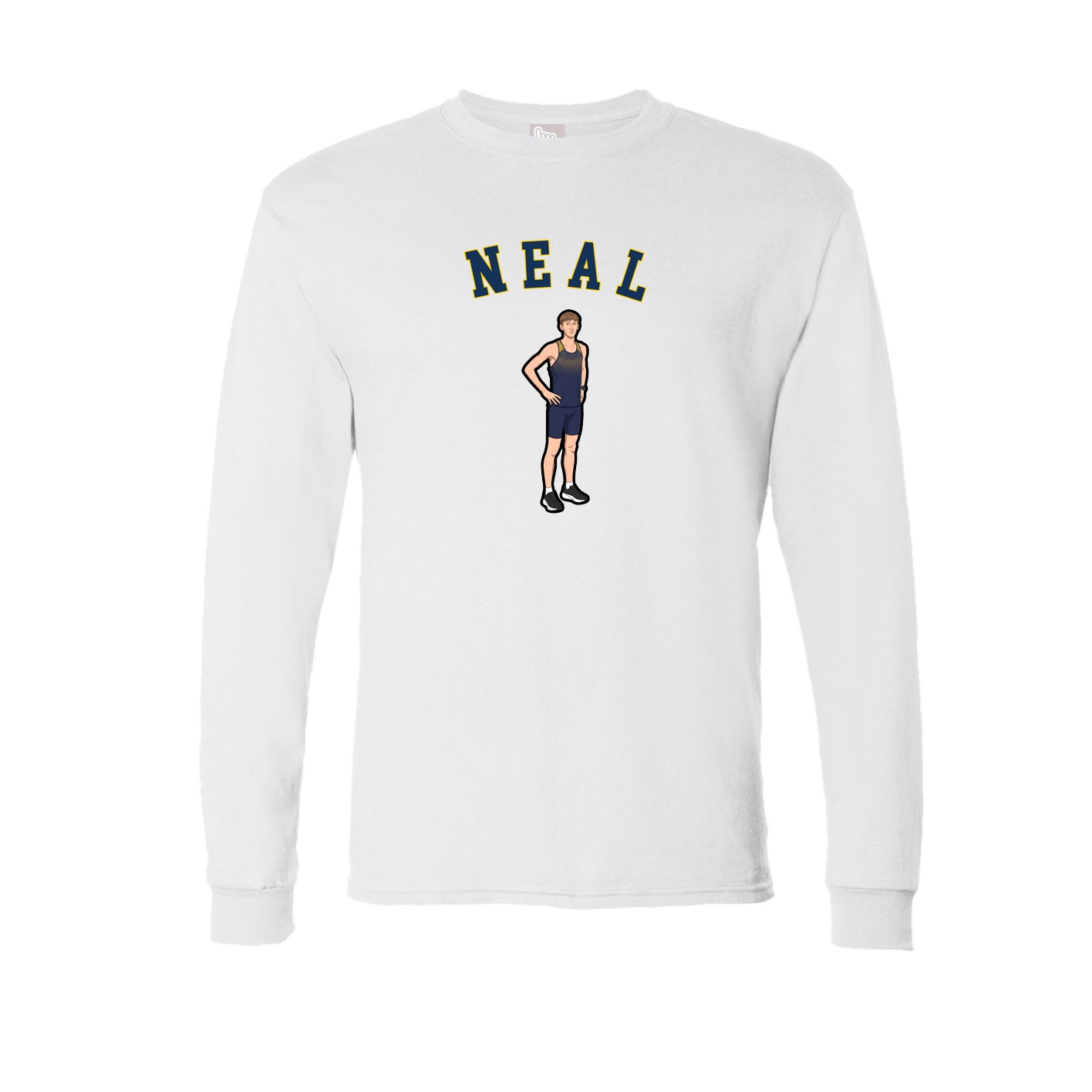 Long Sleeve Tee — Shirsey Arch in White
